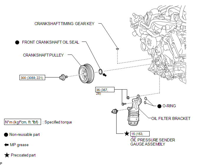 Toyota Tundra Service Manual - Components - Front Crankshaft Oil Seal